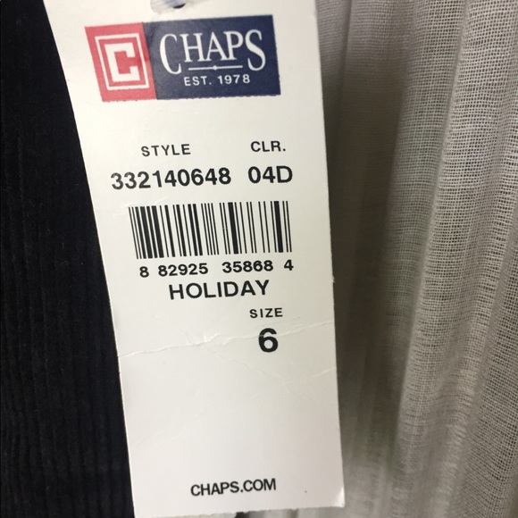 Chaps NWT Size 6 Corduroy Jeans - Picture 2 of 5